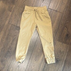 Kids Tan Jogger Pants